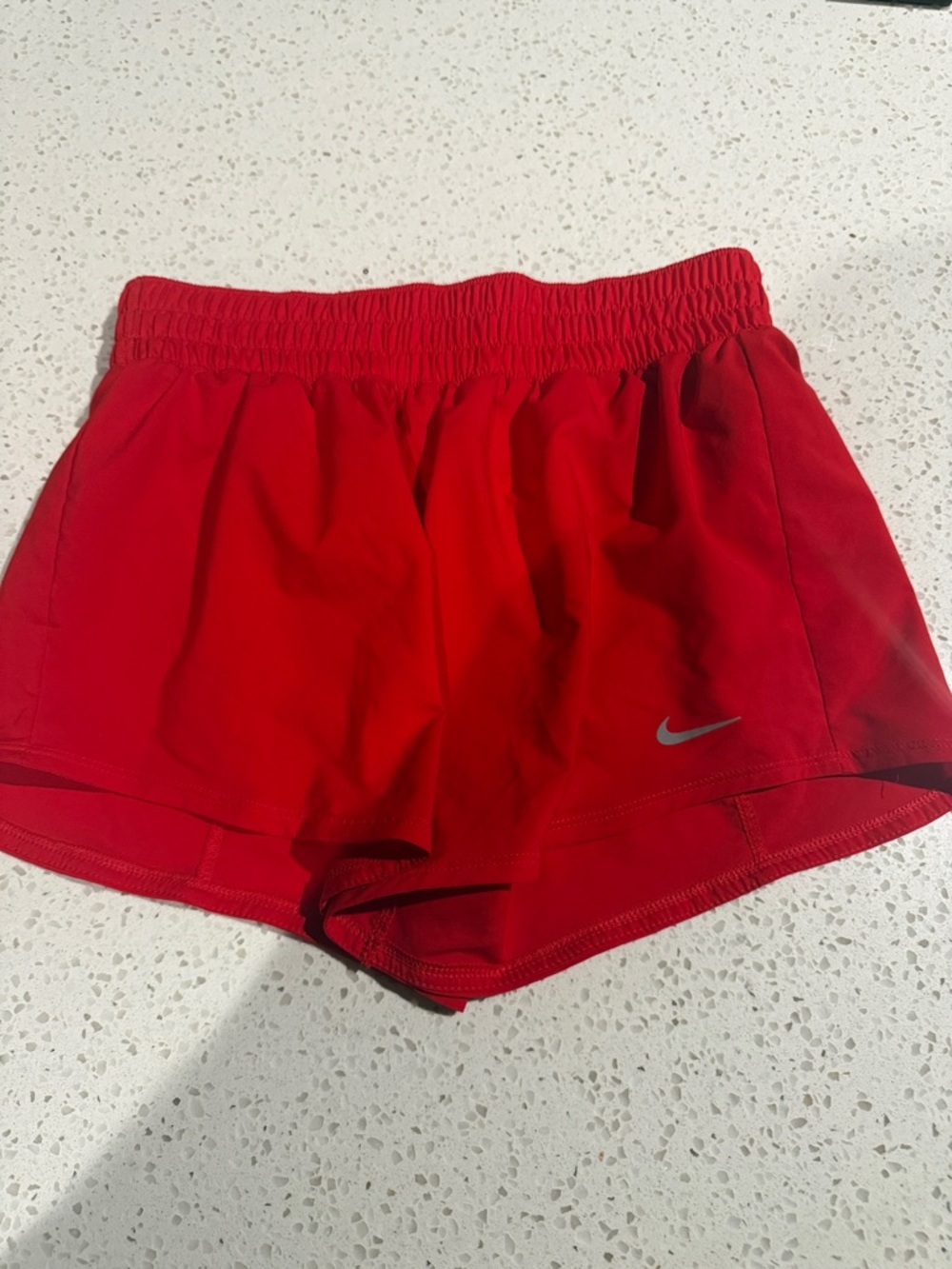 Nike Women's Red Athletic Running Shorts